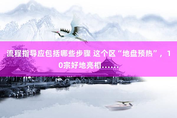 流程指导应包括哪些步骤 这个区“地盘预热”，10宗好地亮相……