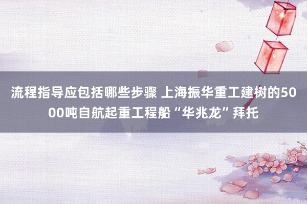 流程指导应包括哪些步骤 上海振华重工建树的5000吨自航起重工程船“华兆龙”拜托