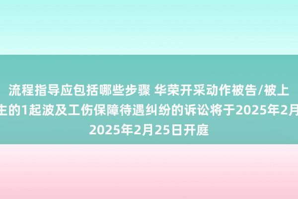 流程指导应包括哪些步骤 华荣开采动作被告/被上诉东说念主的1起波及工伤保障待遇纠纷的诉讼将于2025年2月25日开庭